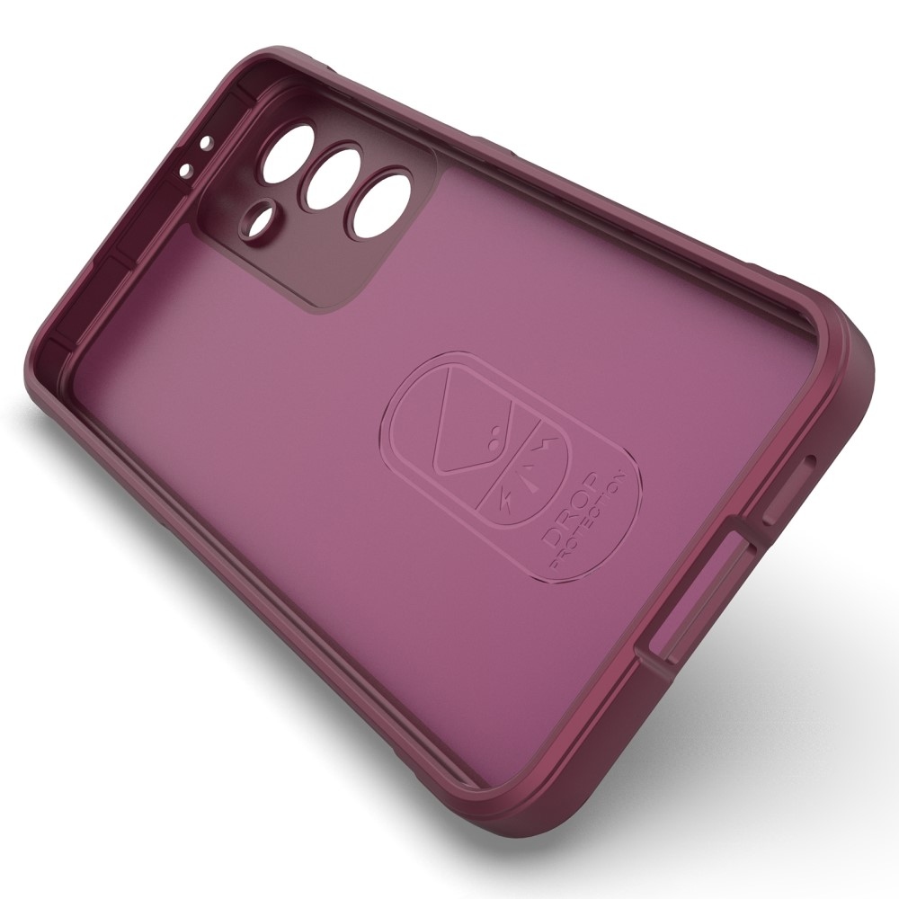 Rugg odolný gelový obal na Samsung Galaxy S24 FE - vínový