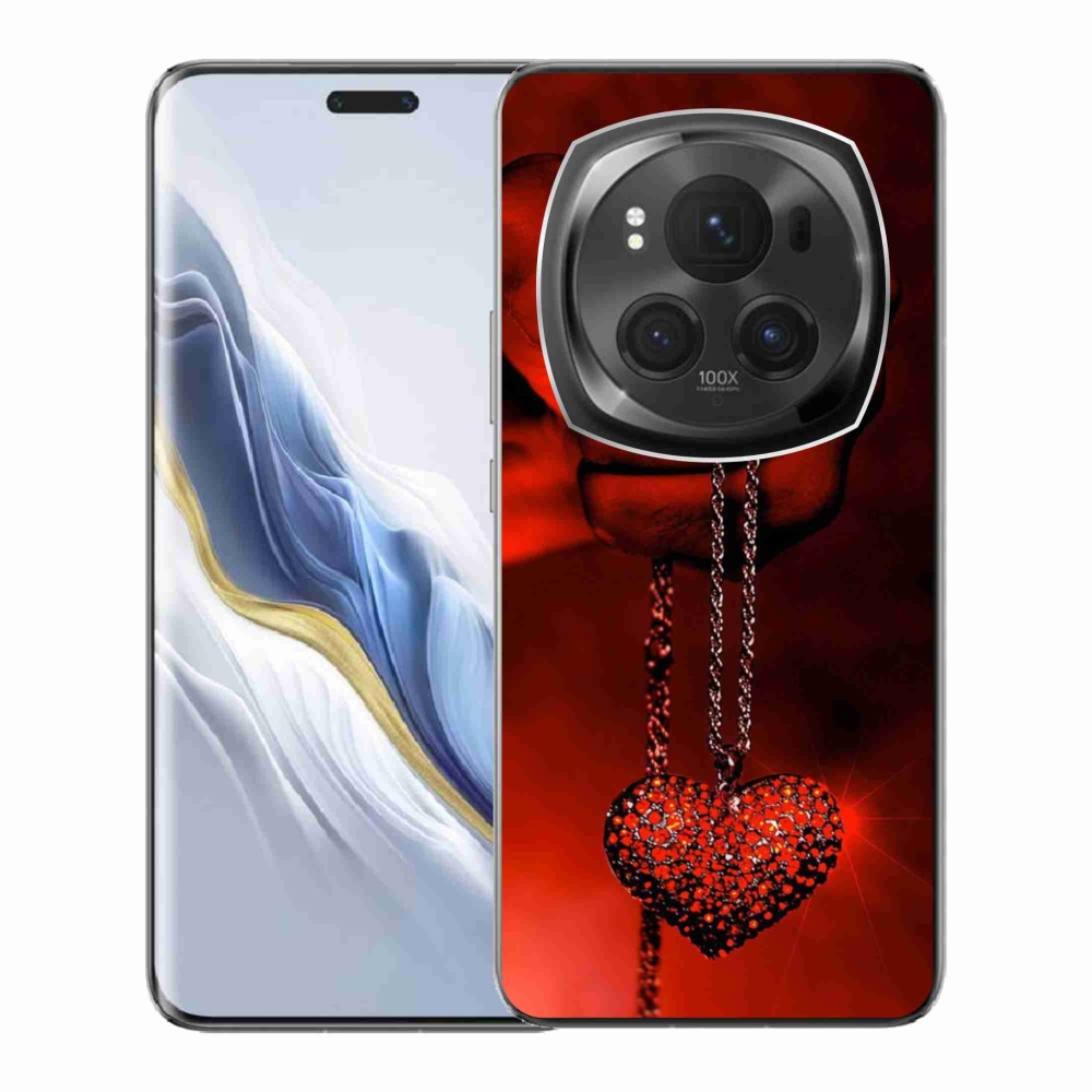 Gelový kryt mmCase na Honor Magic 6 Pro 5G - náhrdelník