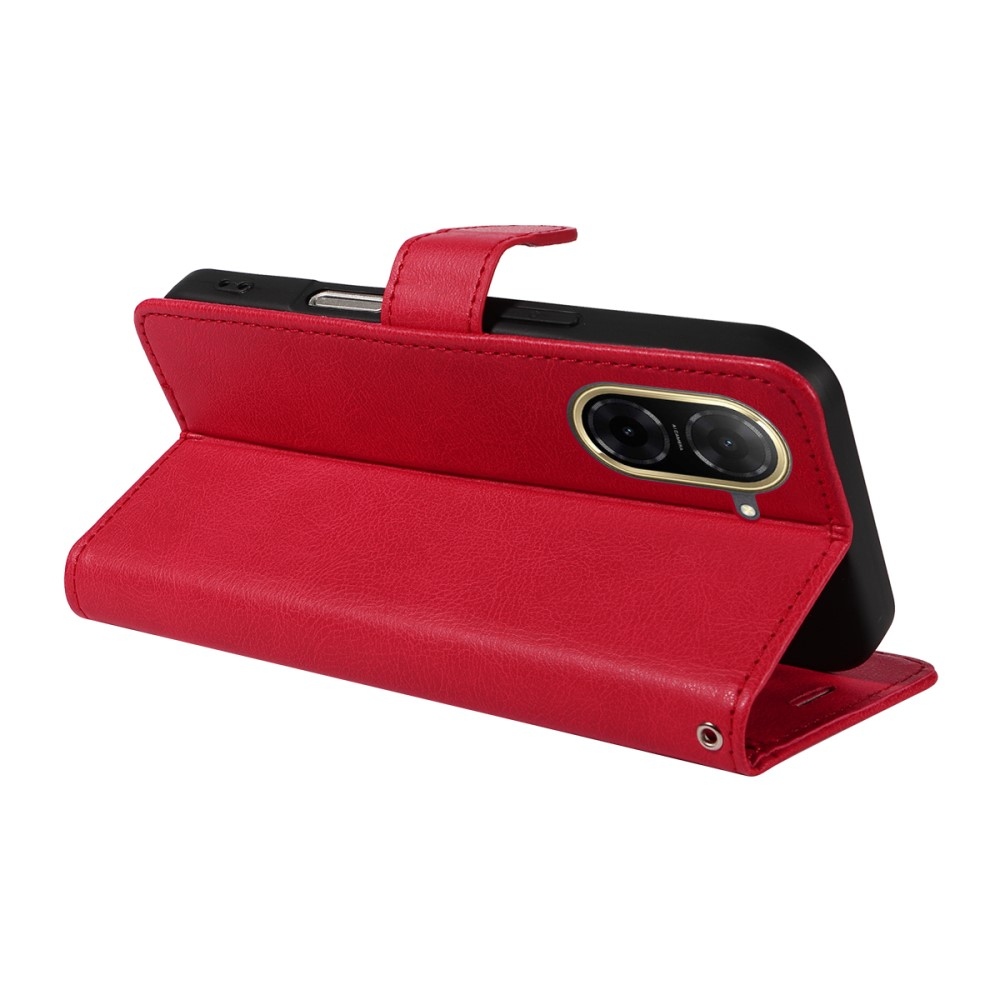 Wallet knížkové pouzdro na Xiaomi Redmi A5 (173.45x79.35x8.45mm) - červené