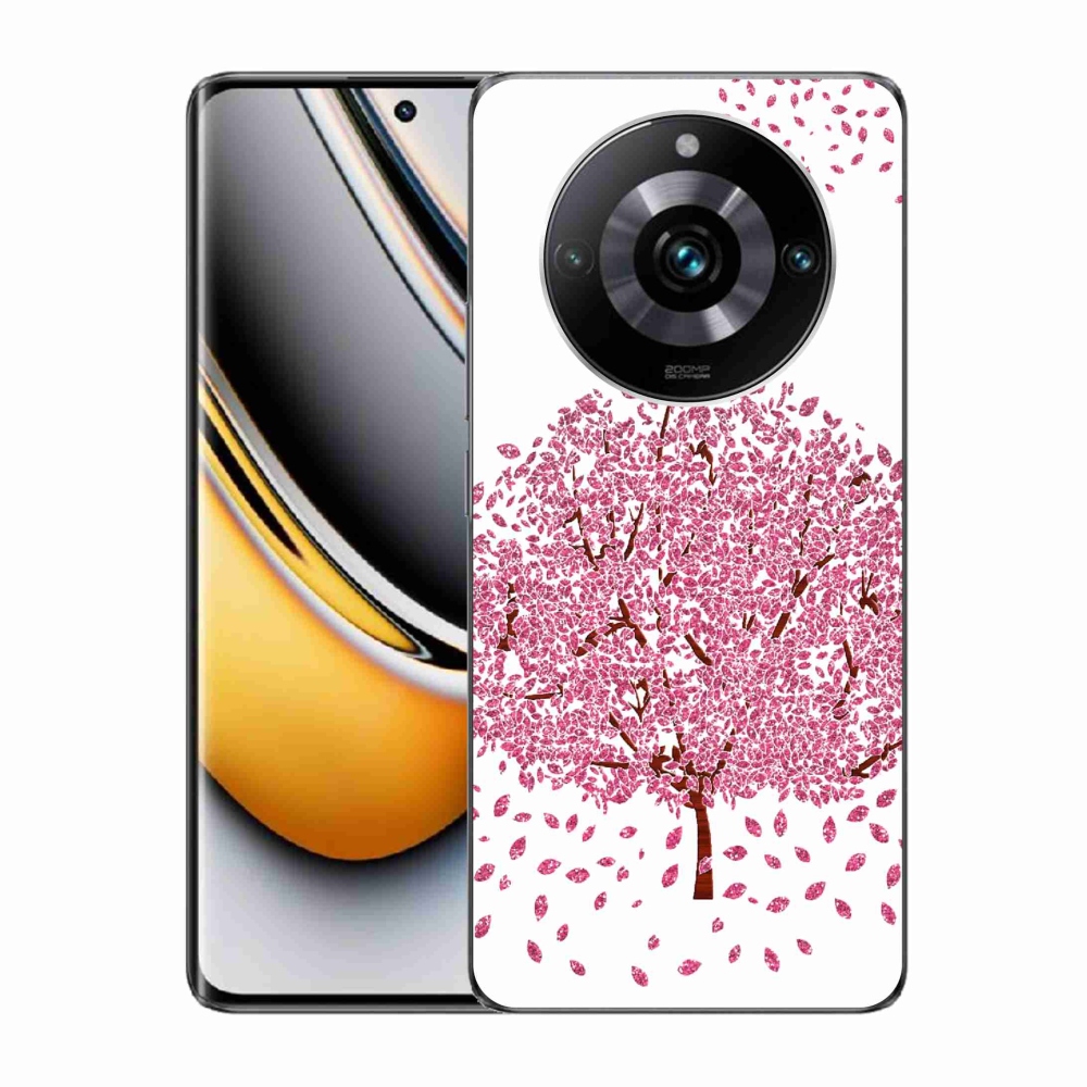 Gelový kryt mmCase na Realme 11 Pro/11 Pro+ - kreslený strom s listy