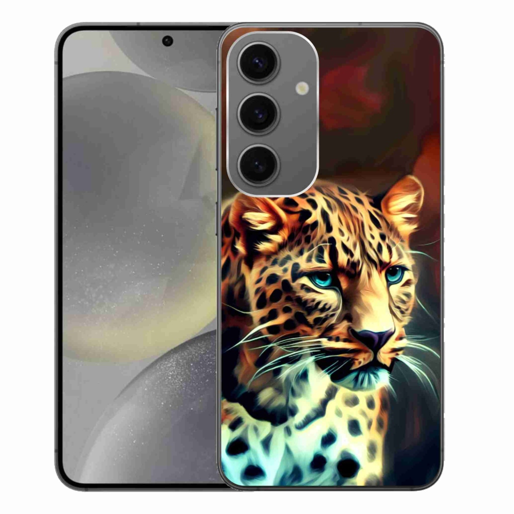 Gelový kryt mmCase na Samsung Galaxy S24+ - leopard