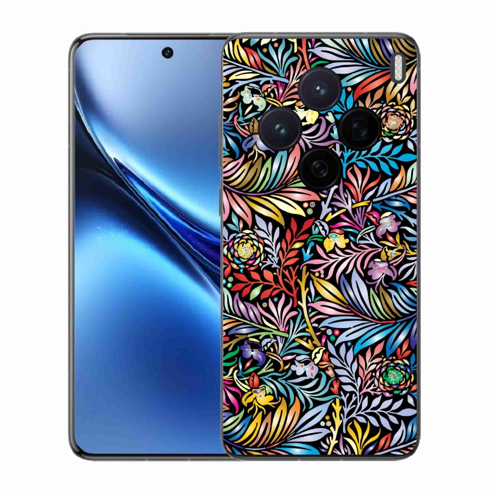 Gelový kryt mmCase na Vivo X200 5G - květiny 5