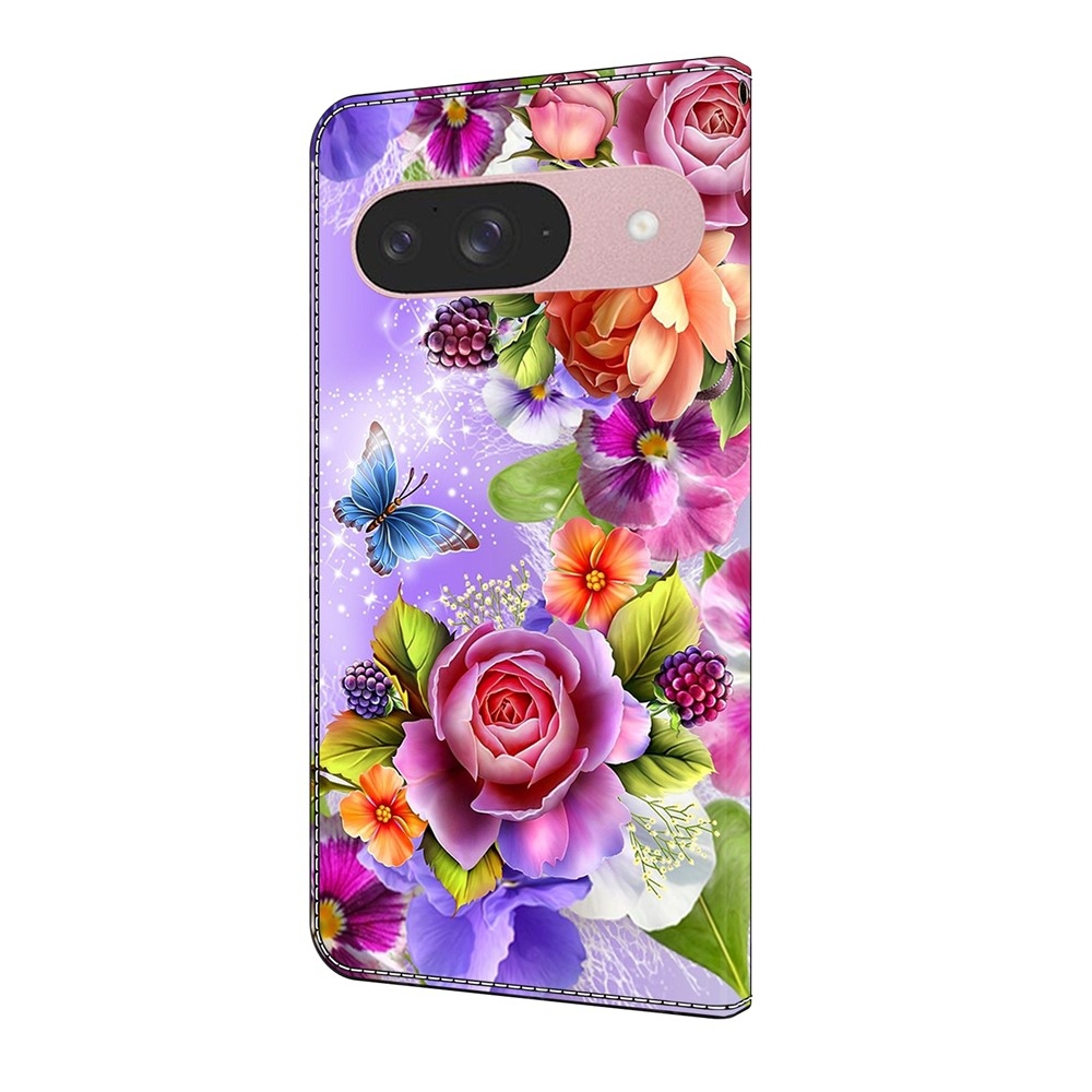 Smooth knížkové pouzdro na Google Pixel 10 Pro/Pixel 10 - barevné květiny