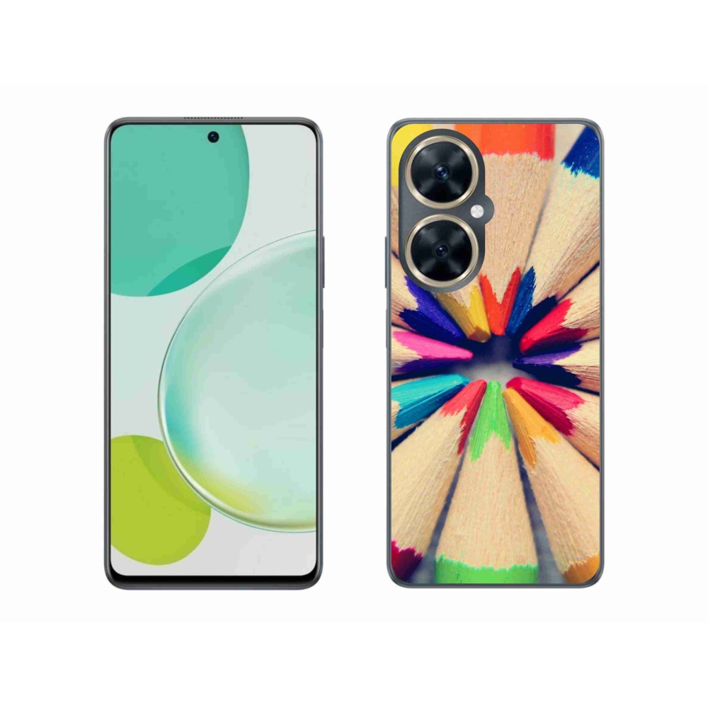 Gelový kryt mmCase na Huawei Nova 11i - pastelky 