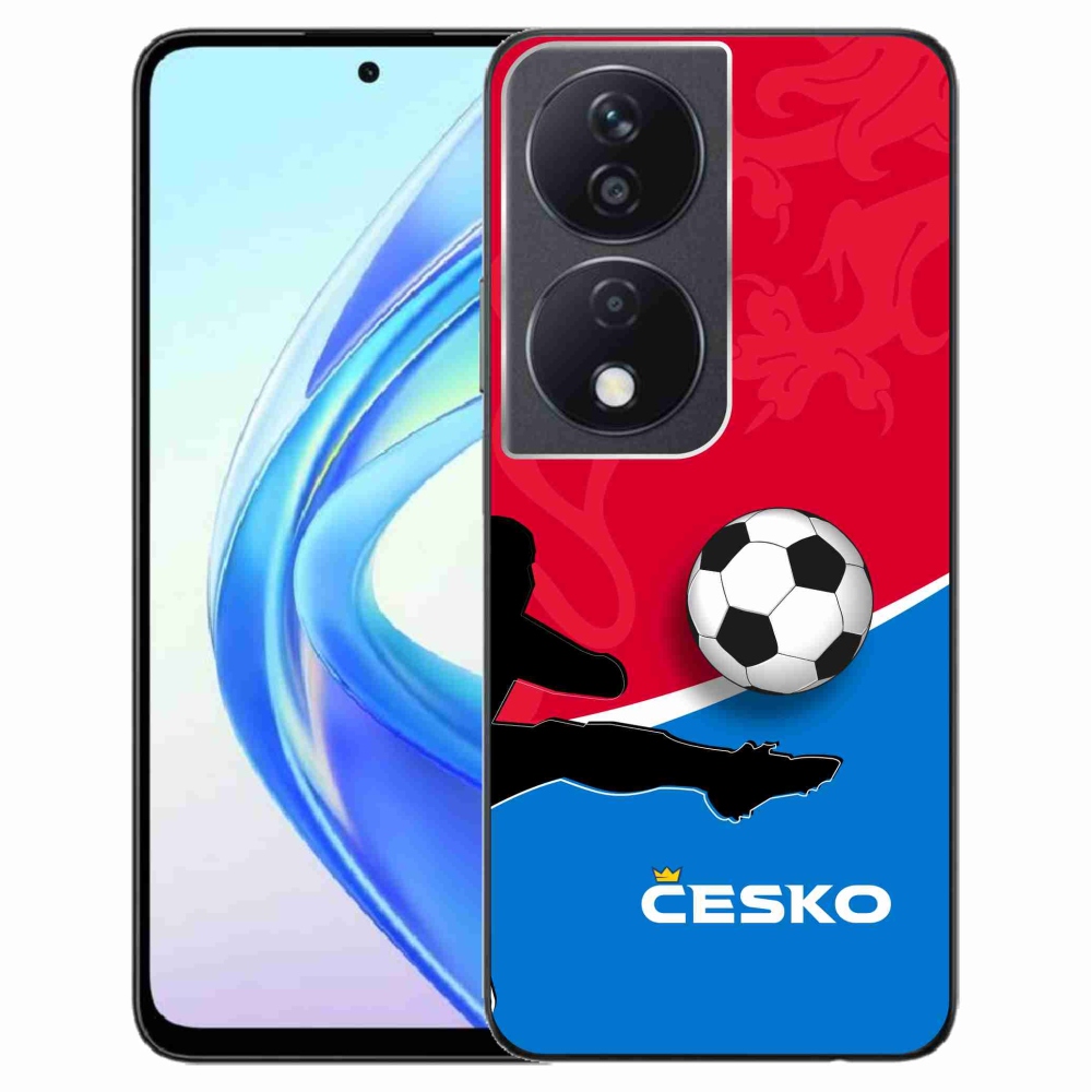 Gelový kryt mmCase na Honor X7b/Honor 90 Smart - fotbal Česko 2