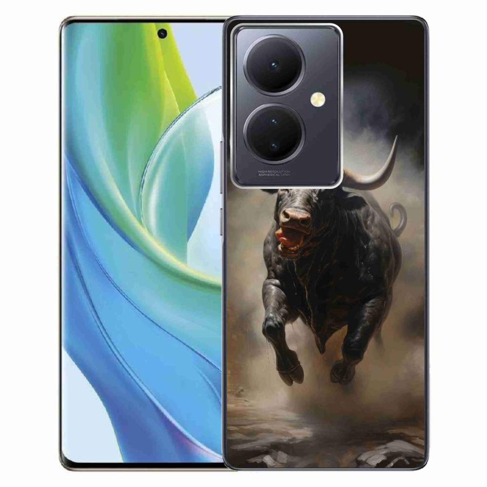 Gelový kryt mmCase na Vivo V29 Lite 5G - rozzuřený býk
