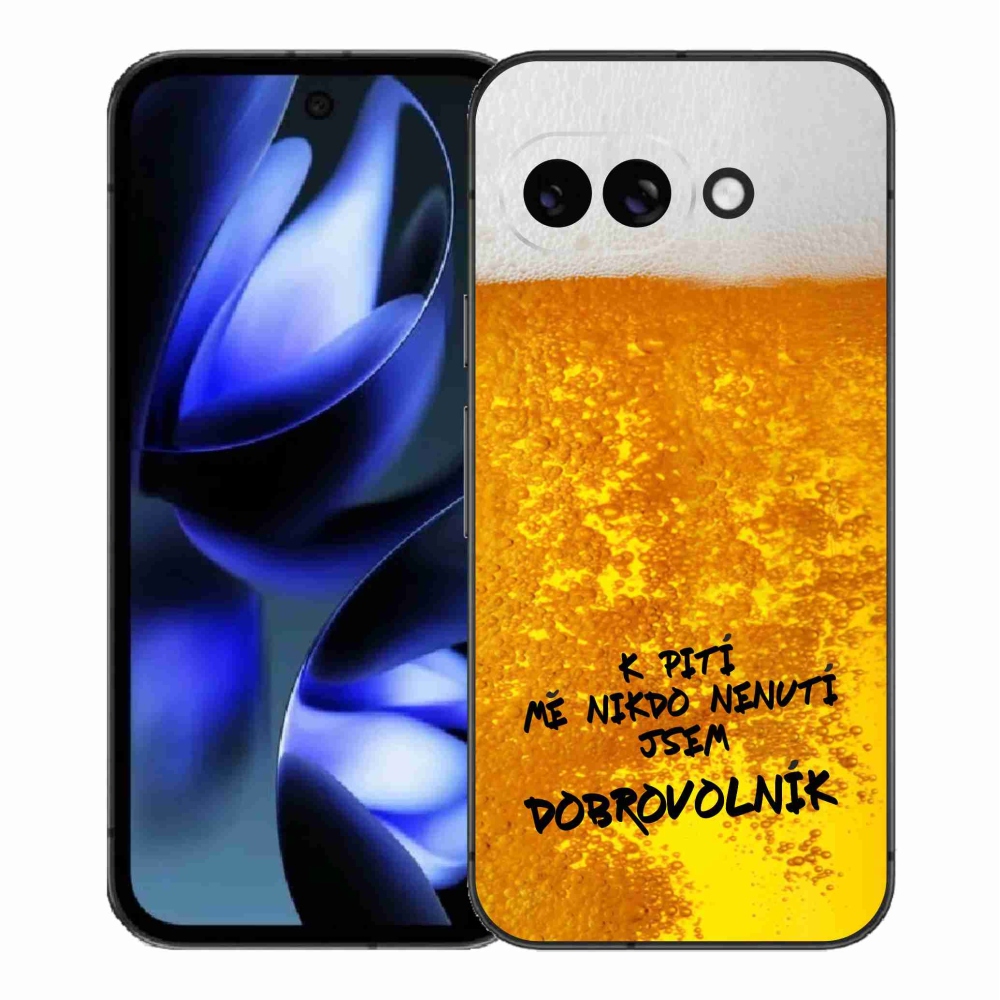 Gelový kryt mmCase na Google Pixel 9a - pivní motiv 4