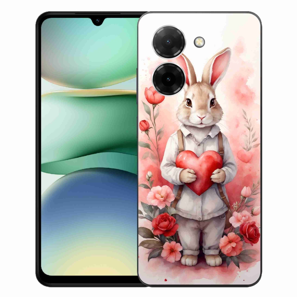 Gelový kryt mmCase na Xiaomi Redmi A5 (171.7x77.8x8.3mm) - zajíc se srdíčkem