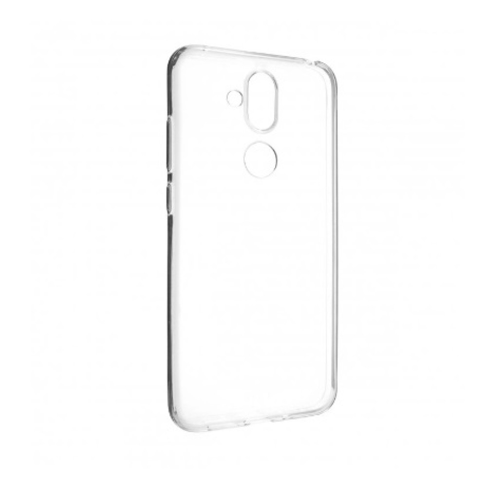 Průhledný gelový obal na Nokia 7.1 Plus - průhledný