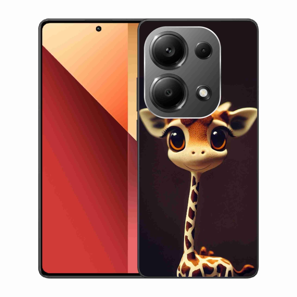 Gelový kryt mmCase na Xiaomi Redmi Note 13 Pro 4G/Poco M6 Pro - malá žirafa