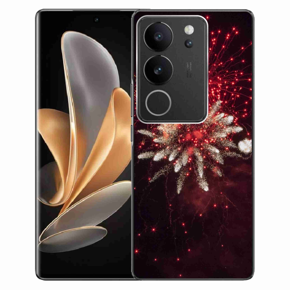 Gelový kryt mmCase na Vivo V29 5G - ohňostroj
