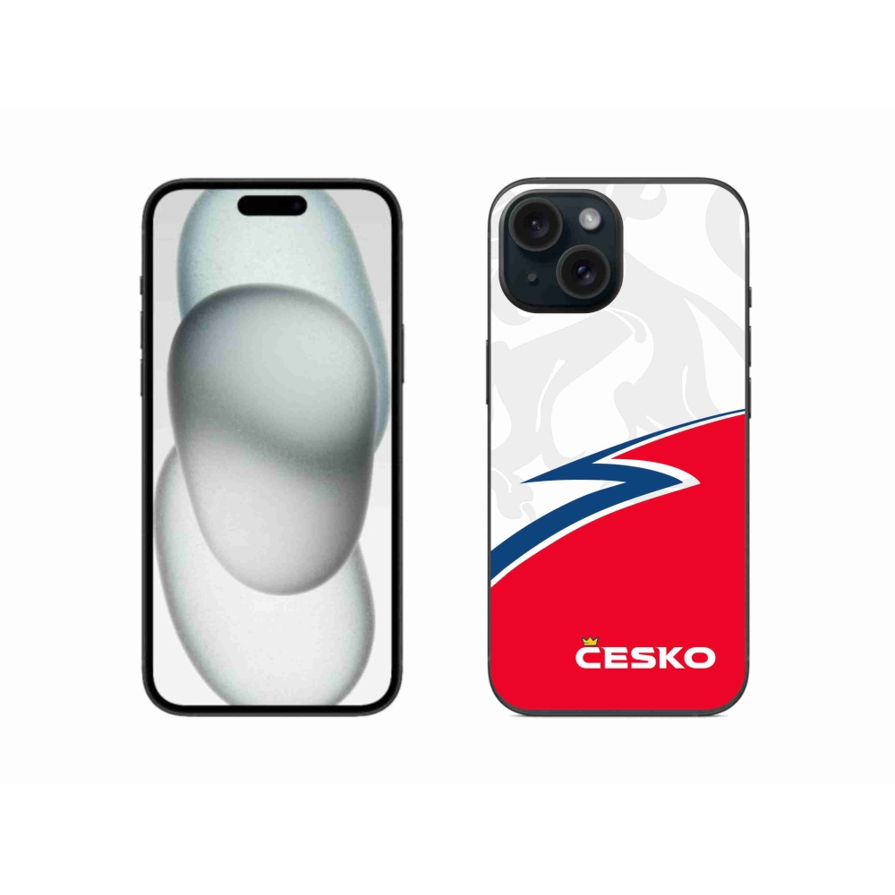 Gelový kryt mmCase na iPhone 15 - Česko 1