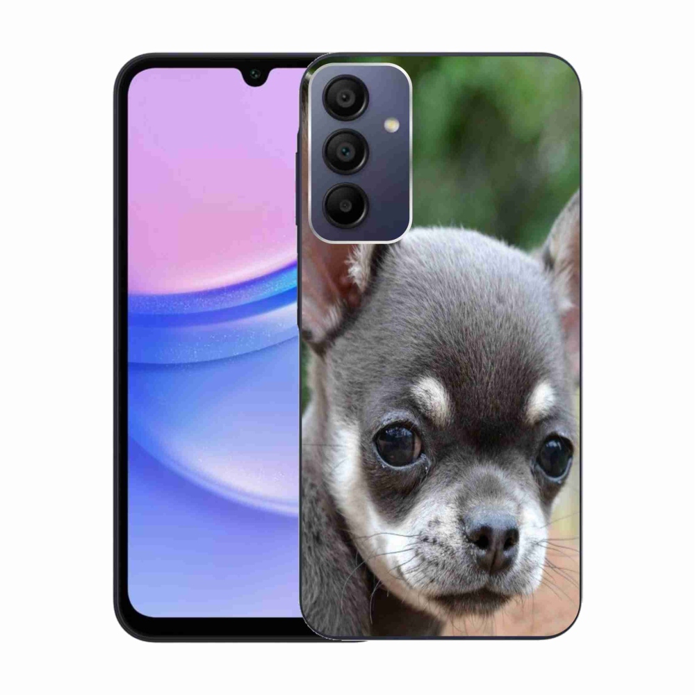 Gelový obal mmCase na Samsung Galaxy A15 4G/5G - čivava