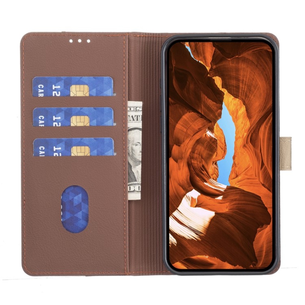 BNF DUO knížkové pouzdro na Xiaomi Poco F7 5G - hnědé
