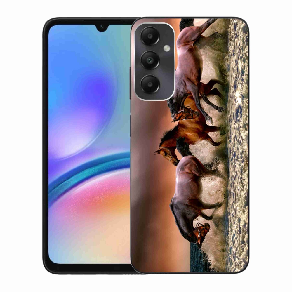 Gelový obal mmCase na Samsung Galaxy A05s - koně 1