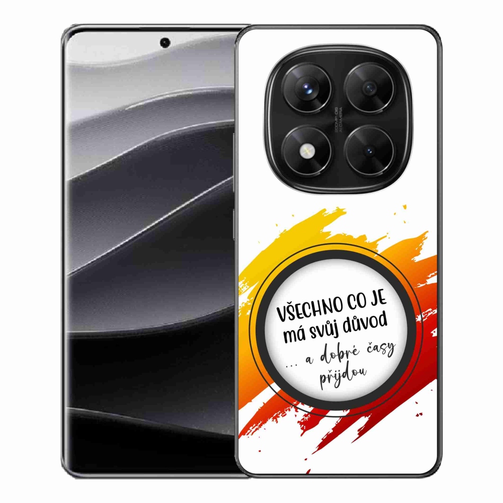 Gelový kryt mmCase na Xiaomi Redmi Note 14 Pro 5G/Poco X7 5G - citát 3 bílé pozadí