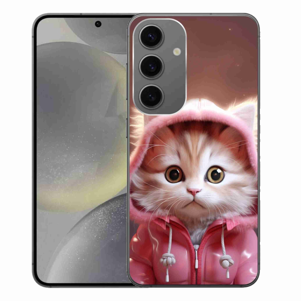 Gelový kryt mmCase na Samsung Galaxy S24+ - roztomilé kotě 3