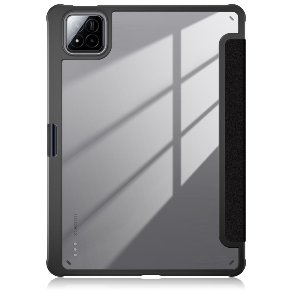Pattern chytré polohovací pouzdro s průhlednými zády na tablet Xiaomi Pad 7/7 Pro - nesahat