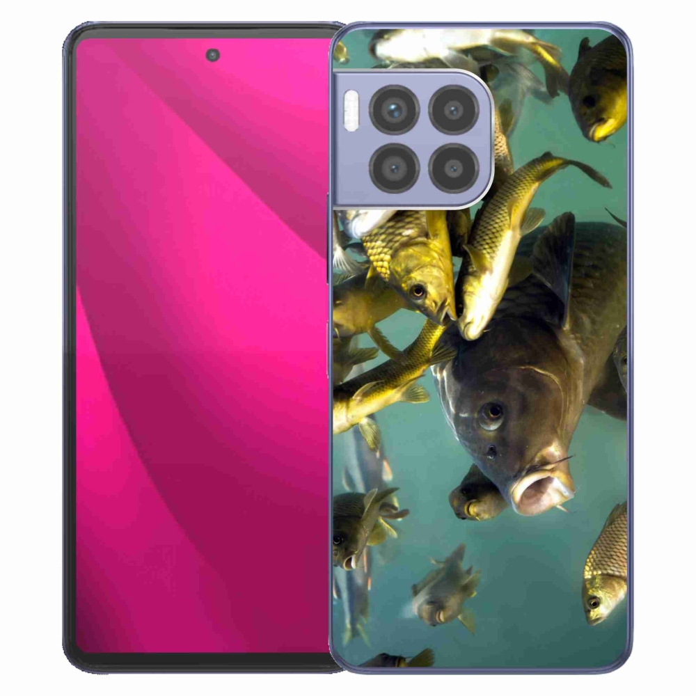 Gelový kryt mmCase na T-Mobile T Phone 2 Pro - hejno ryb