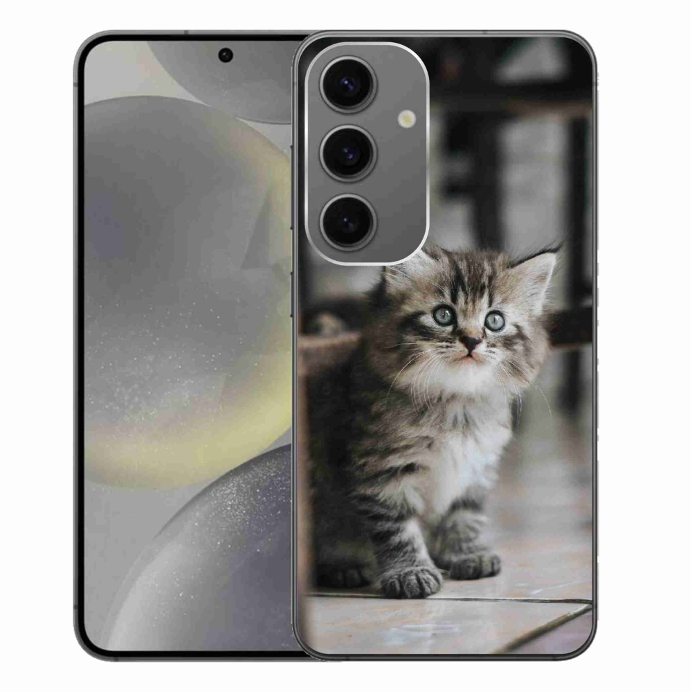 Gelový kryt mmCase na Samsung Galaxy S24+ - koťátko