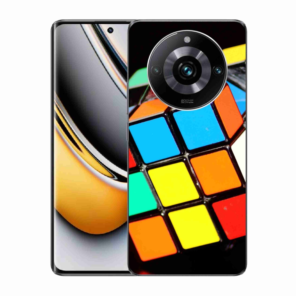Gelový obal mmCase na Realme 11 Pro/11 Pro+ - rubikova kostka