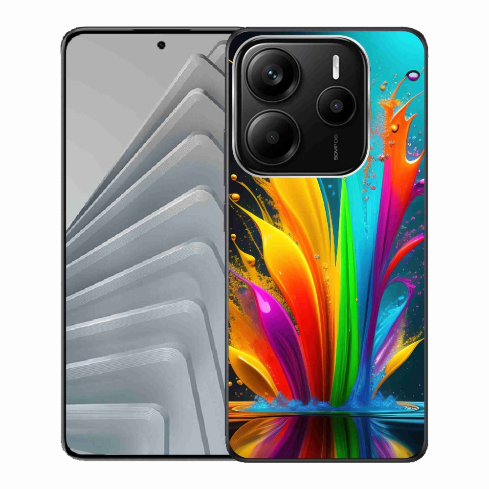 Gelový kryt mmCase na Xiaomi Redmi Note 14 5G - abstraktní motiv 1