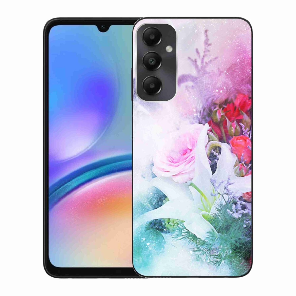 Gelový kryt mmCase na Samsung Galaxy A05s - květiny 4