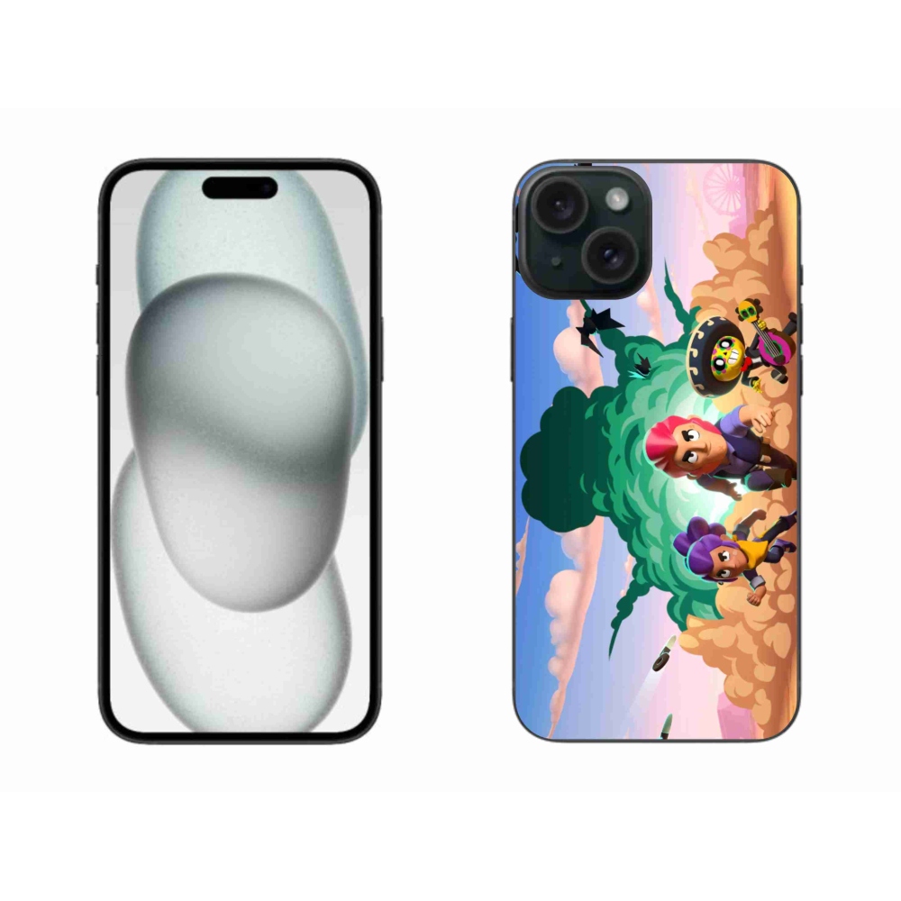 Gelový kryt mmCase na iPhone 15 Plus - brawl stars
