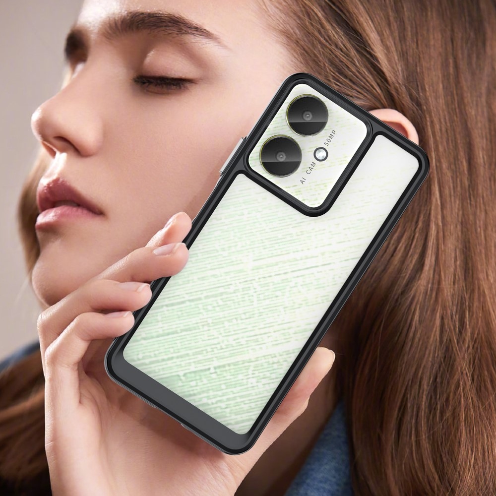 Gelový obal s pevnými zády na Xiaomi Redmi 13C 5G - černý