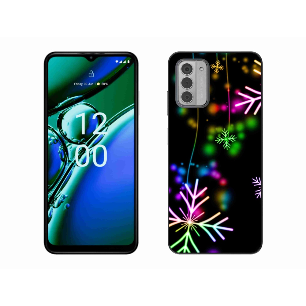 Gelový kryt mmCase na Nokia G42 - barevné vločky