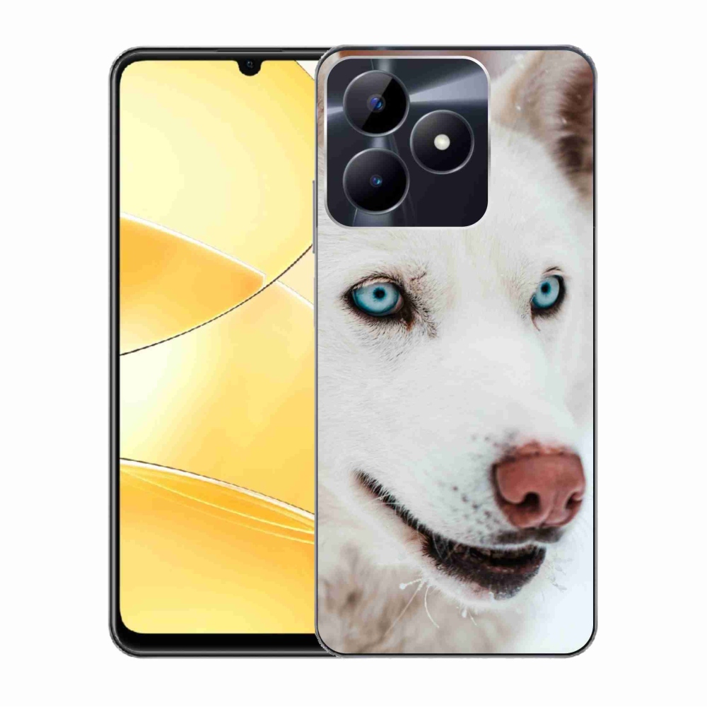 Gelový obal mmCase na Realme C51/C53 - psí pohled