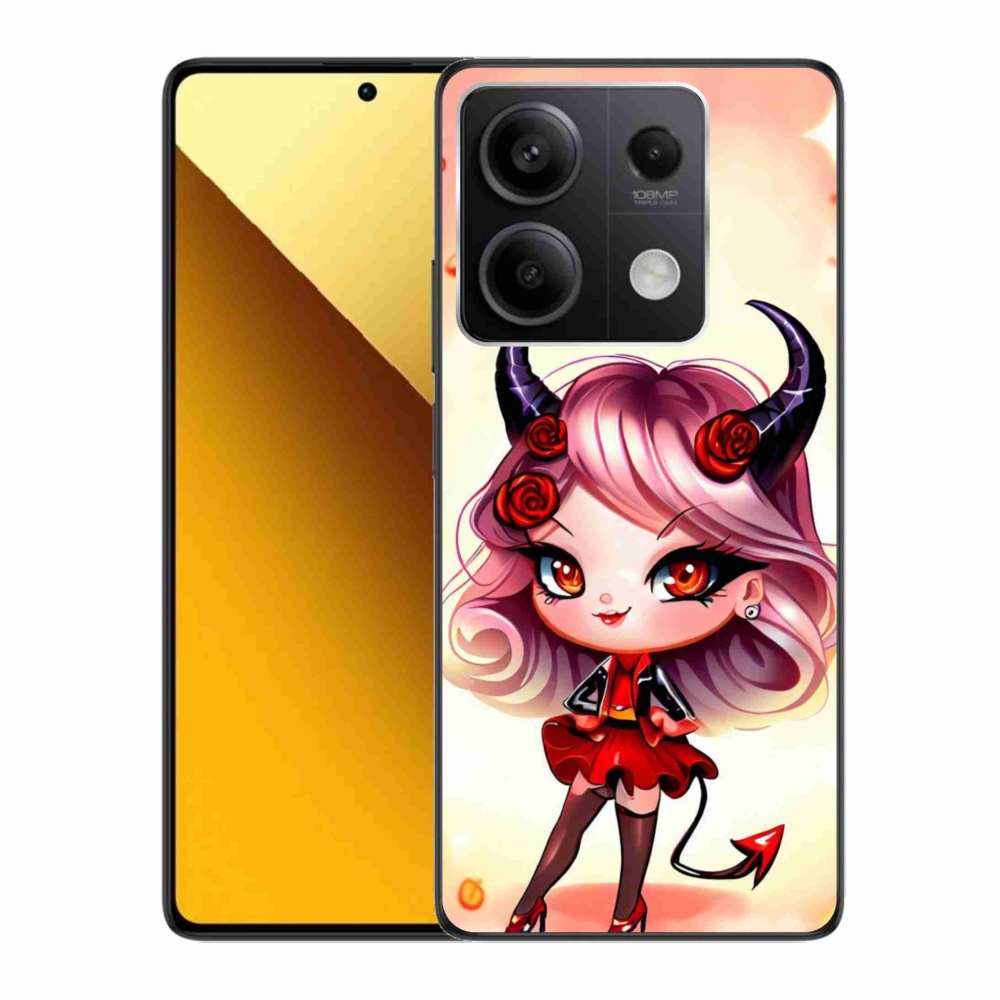 Gelový kryt mmCase na Xiaomi Redmi Note 13 5G - kreslená čertice