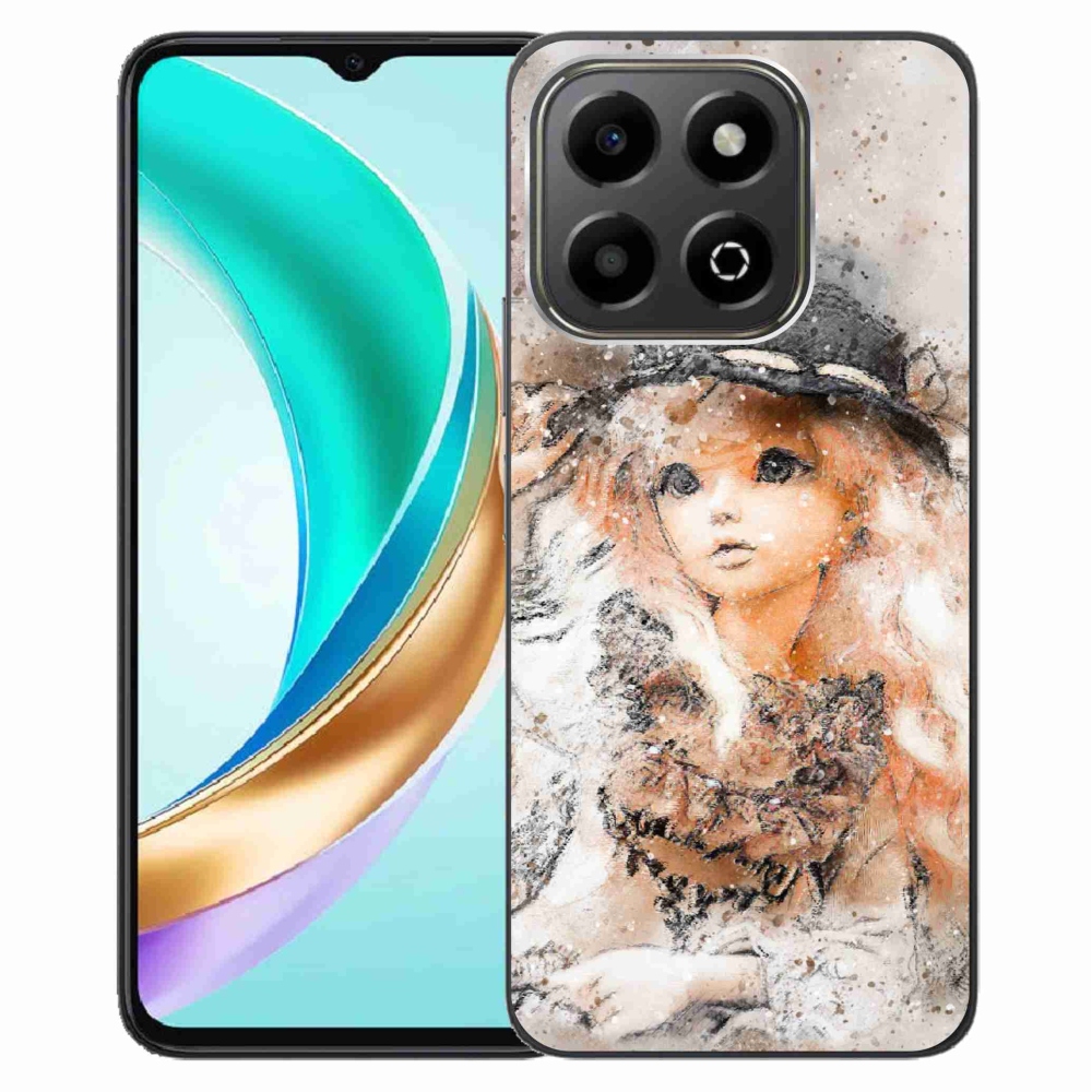 Gelový kryt mmCase na Honor X6b - holčička s kloboukem