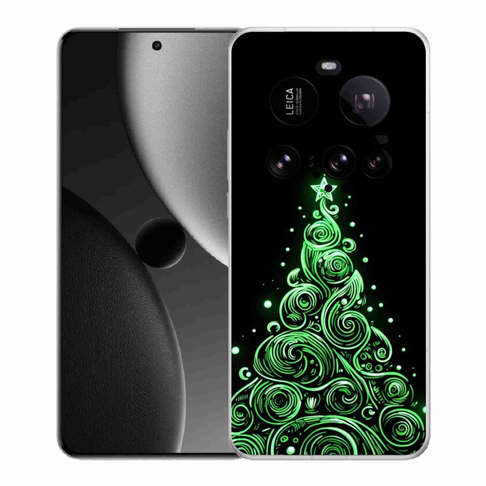 Gelový kryt mmCase na Xiaomi 15 Ultra - neonový vánoční stromek 3