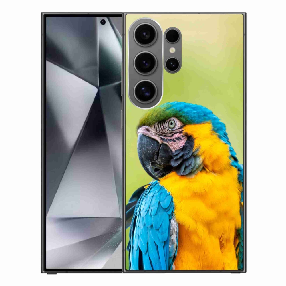 Gelový obal mmCase na Samsung Galaxy S24 Ultra - papoušek ara 2
