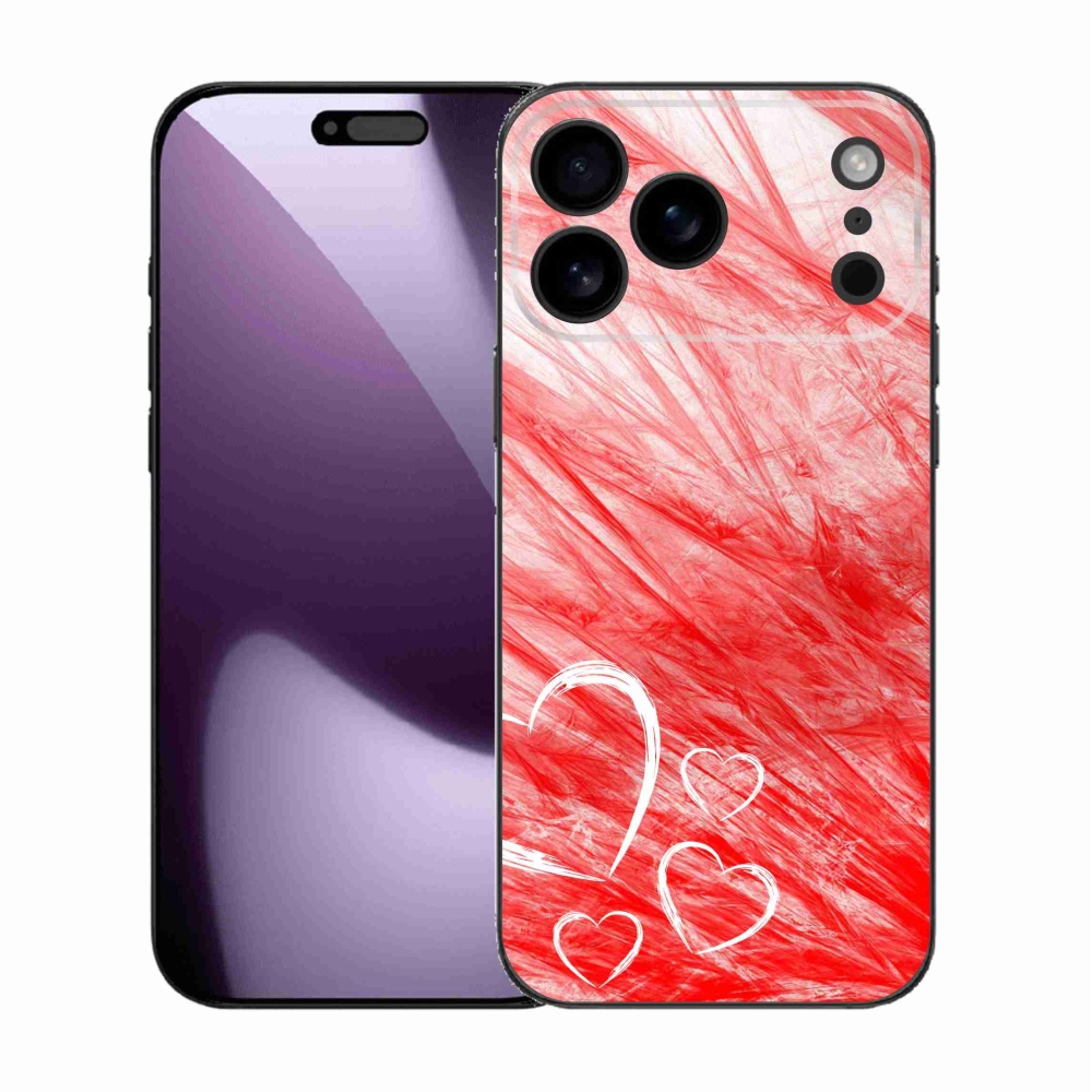 Gelový kryt mmCase na iPhone 17 Pro Max - heart