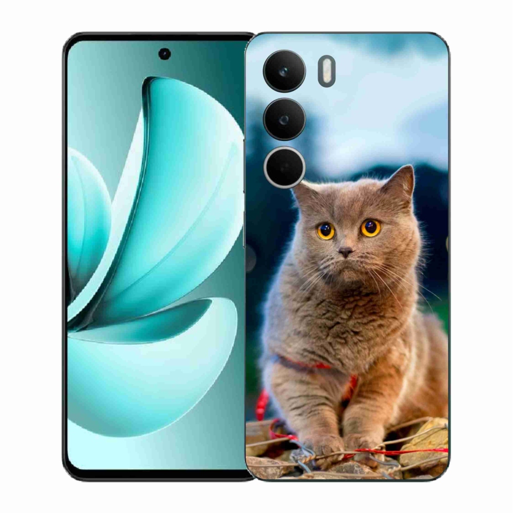 Gelový kryt mmCase na Realme C71 - britská modrá 2