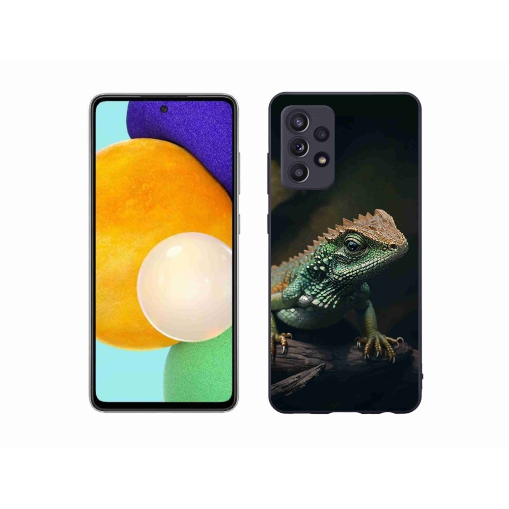 Gelový kryt mmCase na Samsung Galaxy A52/A52 5G - ještěr