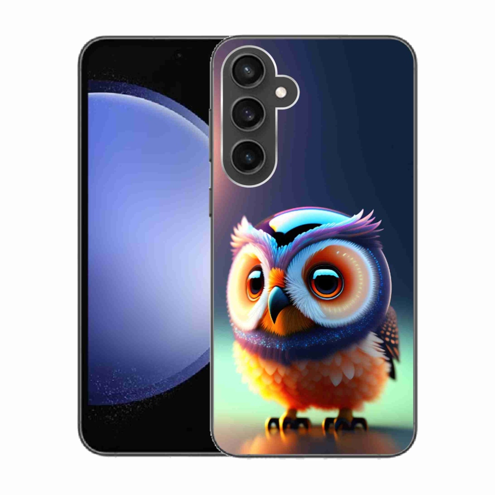 Gelový kryt mmCase na Samsung Galaxy S23 FE - sovička
