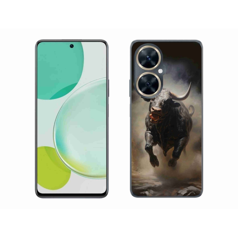 Gelový kryt mmCase na Huawei Nova 11i - rozzuřený býk