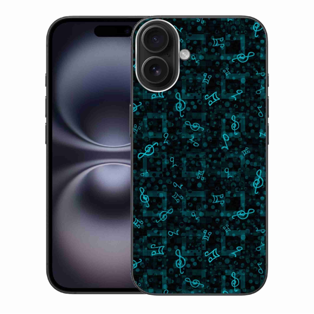 Gelový kryt mmCase na iPhone 16 Plus - noty 1
