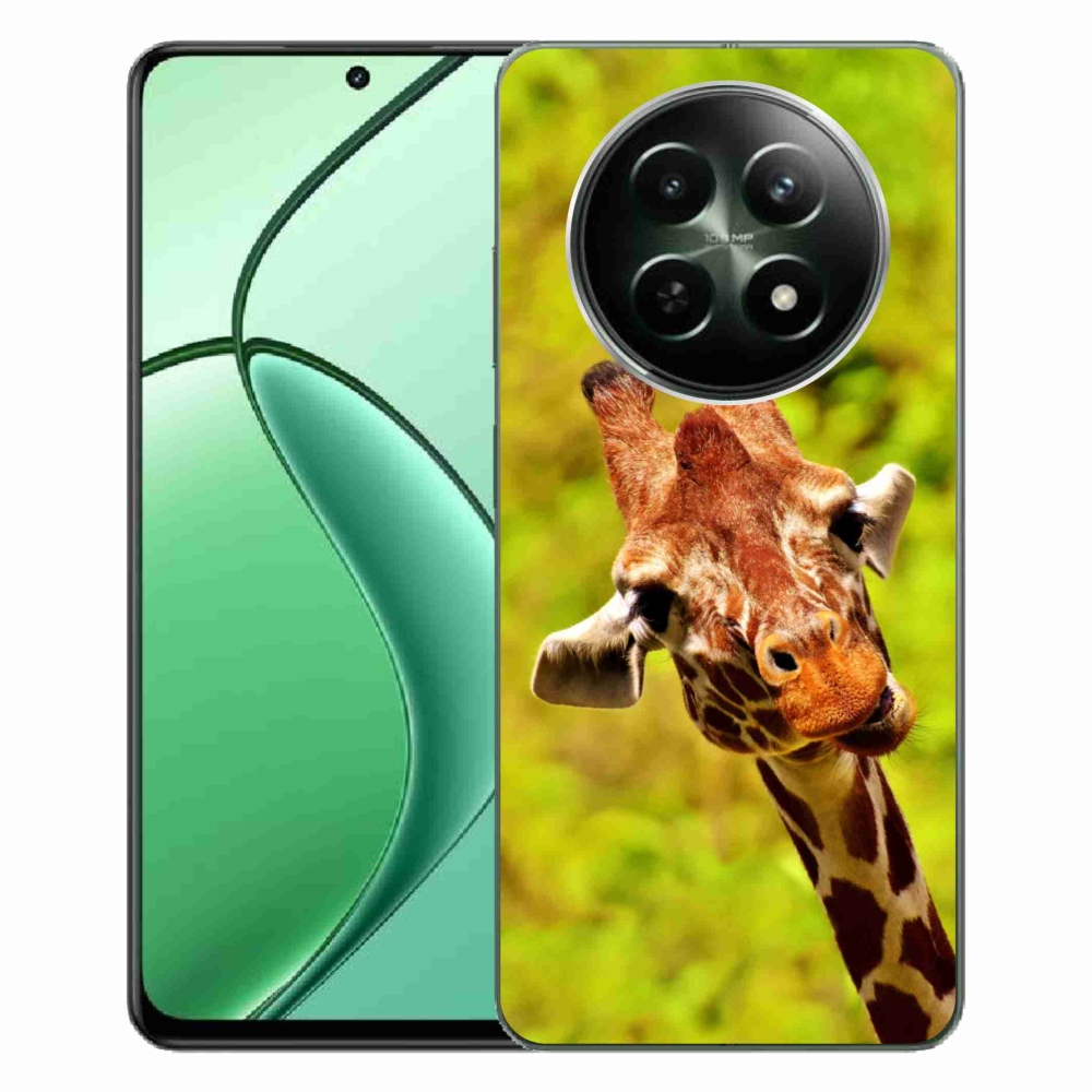 Gelový kryt mmCase na Realme 12 5G/12x 5G - žirafa