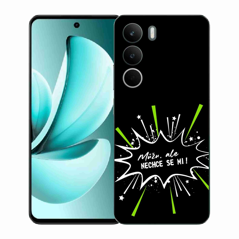 Gelový kryt mmCase na Realme C71 - vtipný text 11 černé pozadí