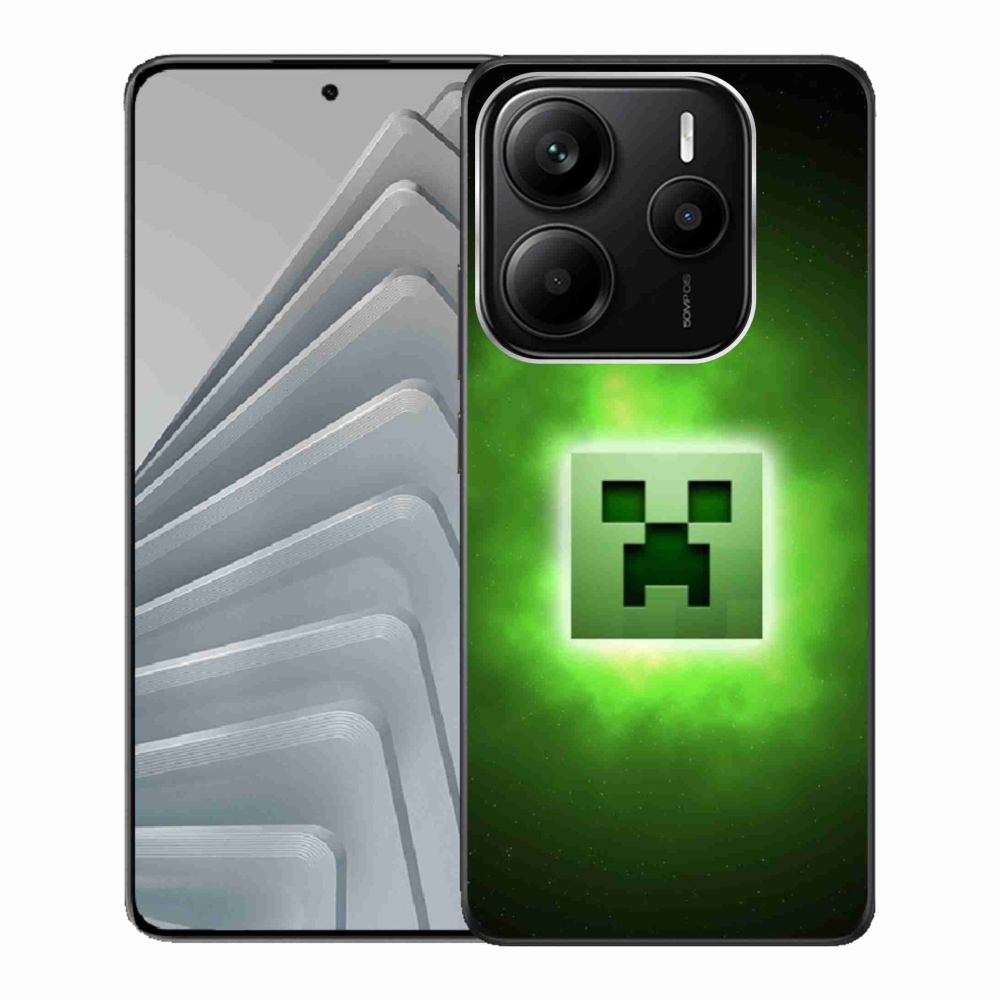 Gelový kryt mmCase na Xiaomi Redmi Note 14 5G - minecraft