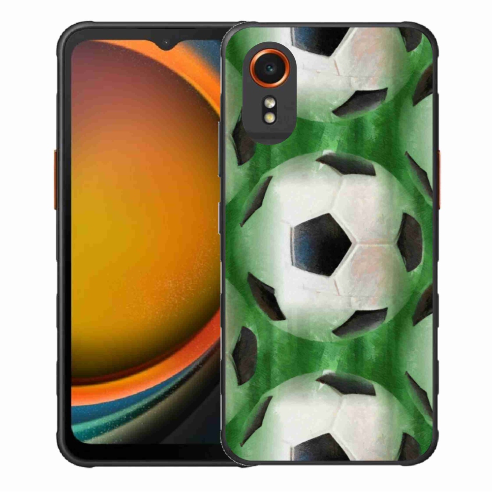 Gelový kryt mmCase na Samsung Galaxy Xcover 7 - fotbalový míč