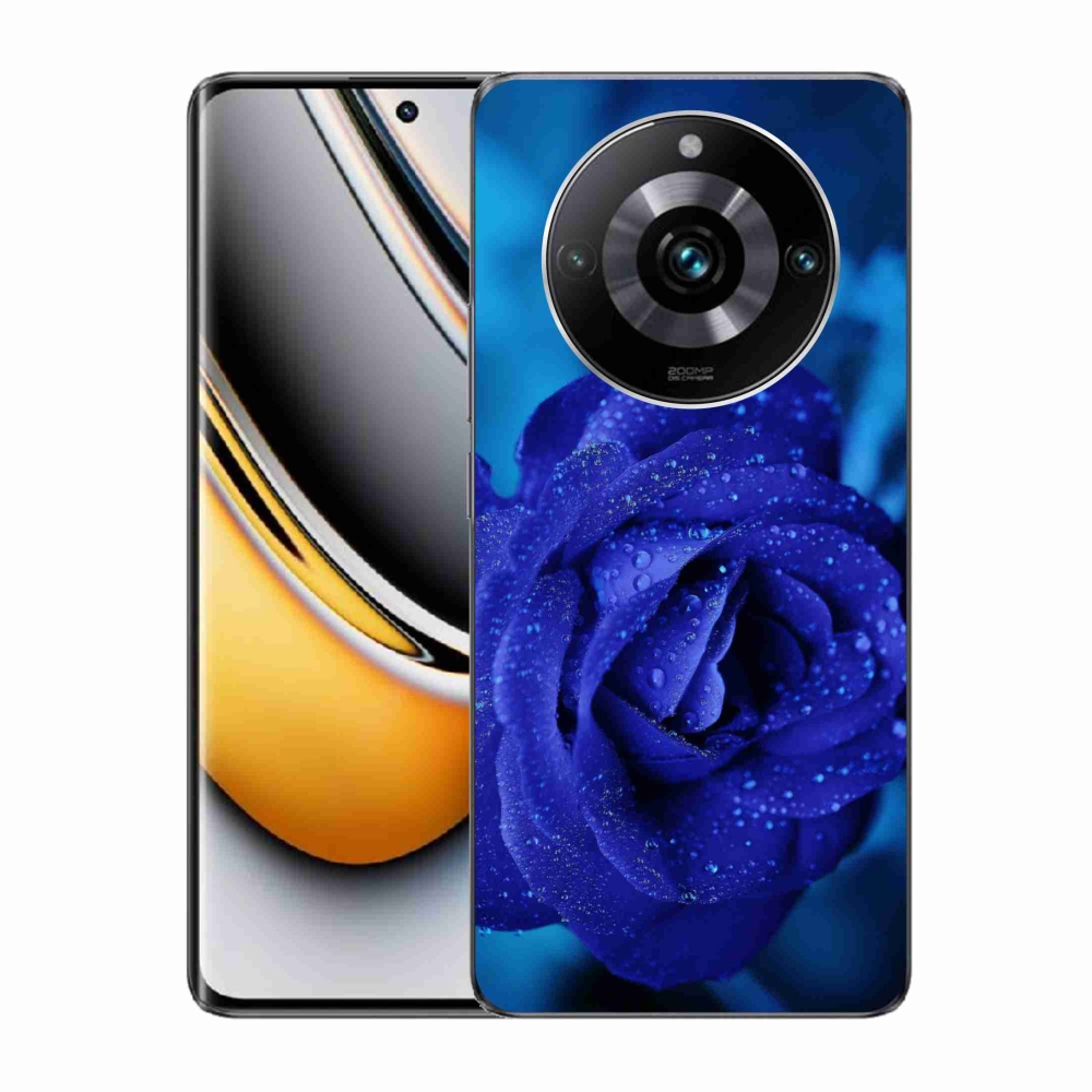 Gelový obal mmCase na Realme 11 Pro/11 Pro+ - modrá růže