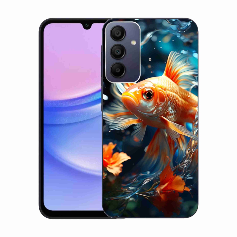 Gelový kryt mmCase na Samsung Galaxy A15 4G/5G - rybka