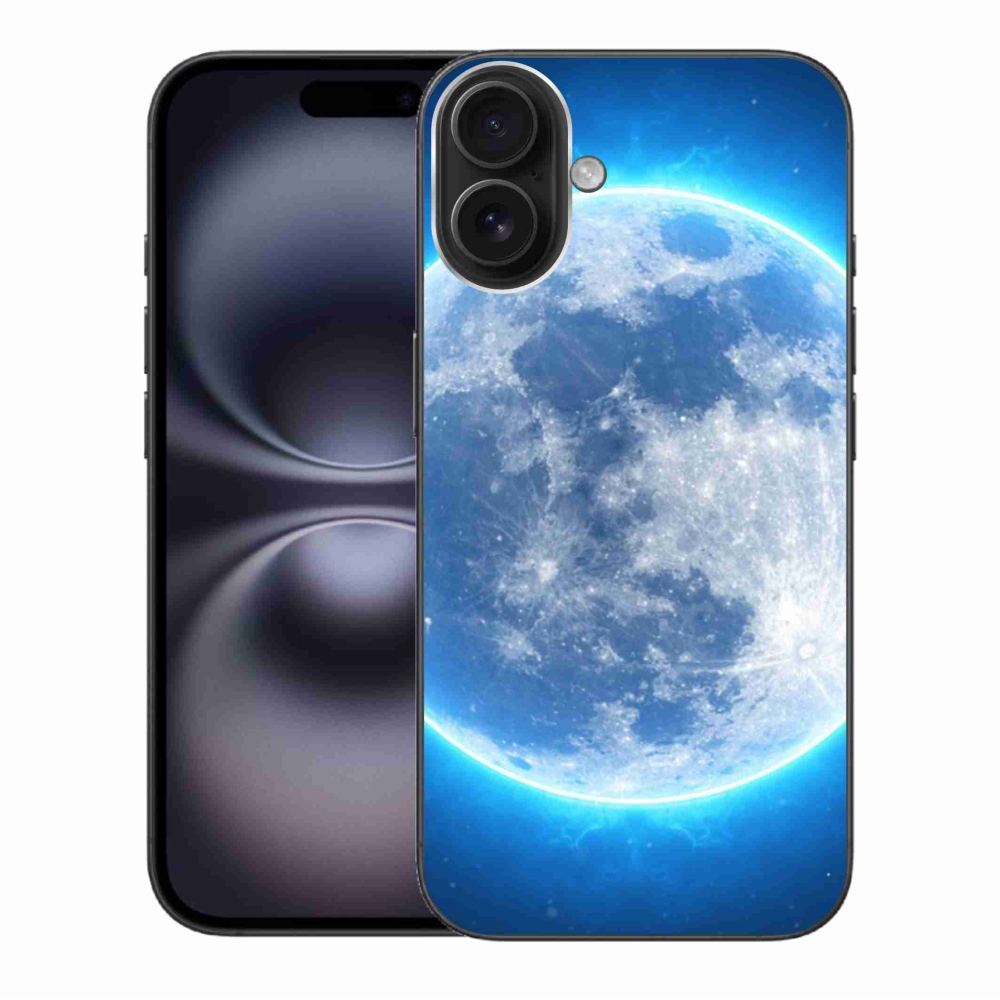 Gelový obal mmCase na iPhone 16 Plus - zeměkoule