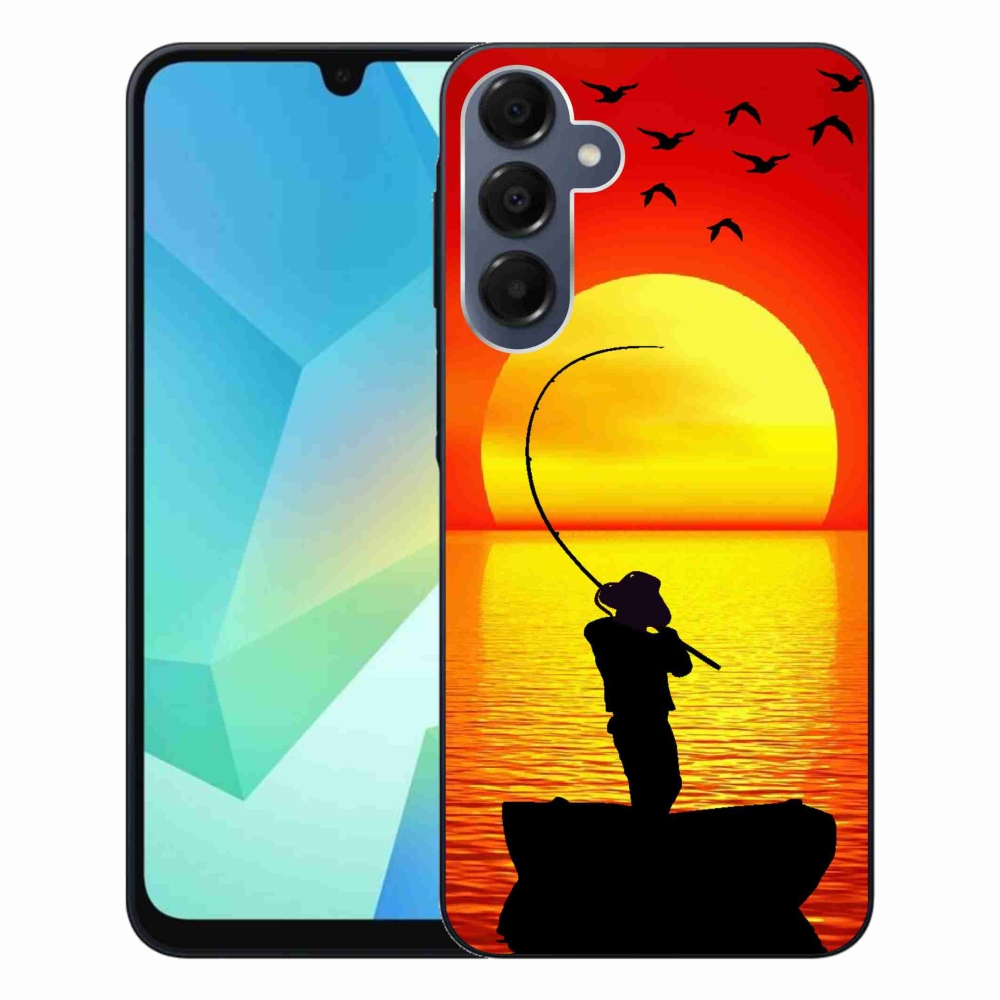 Gelový kryt mmCase na Samsung Galaxy A16 4G/5G - rybaření