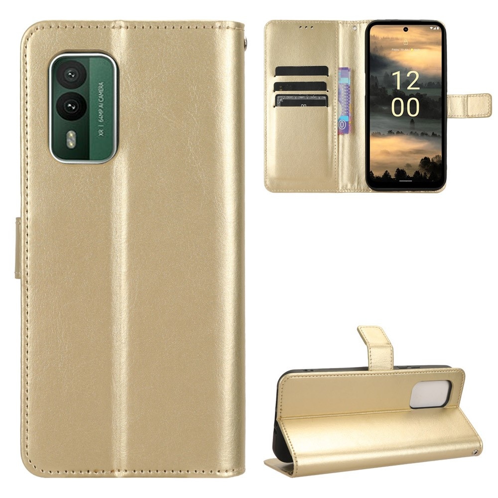 Horse knížkové pouzdro na Nokia XR21 - zlaté